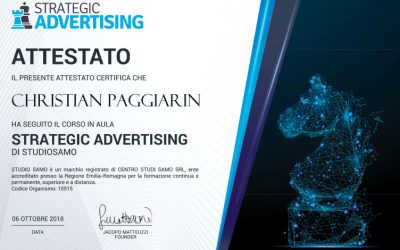 Corso strategic advertising