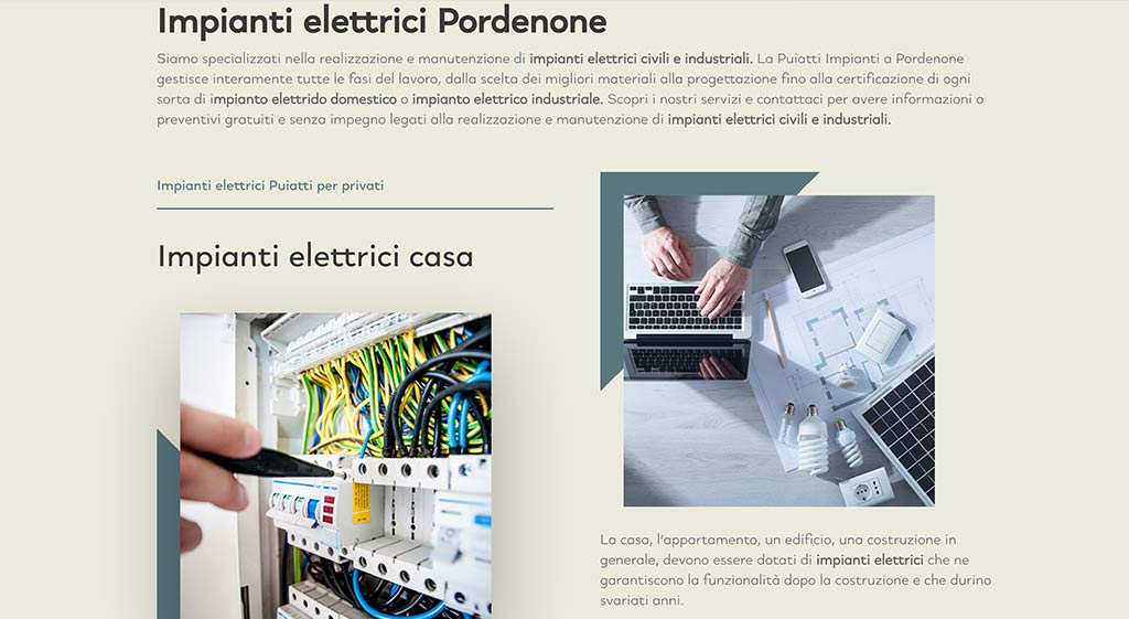 Sviluppo siti web Pordenone - Creazione siti internet Pordenone - Siti per aziende a Pordenone - Orto Creativo