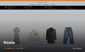 Risskio — negozio online di abbigliamento, a cura di Orto Creativo