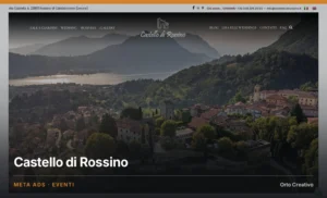 Castello di Rossino — Meta Ads per la location per matrimoni ed eventi, a cura di Orto Creativo