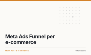 Meta Ads Funnel per e-commerce — copertina dell'articolo di Orto Creativo