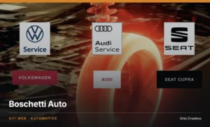 Boschetti Auto — sito della concessionaria Audi e Volkswagen, a cura di Orto Creativo