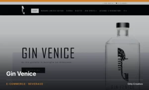 Gin Venice — negozio online del gin veneziano, realizzato da Orto Creativo