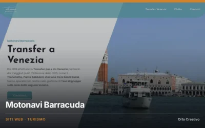 Orto Creativo naviga con Motonavi Barracuda: Online il nuovo sito web per tour e transfer a Venezia