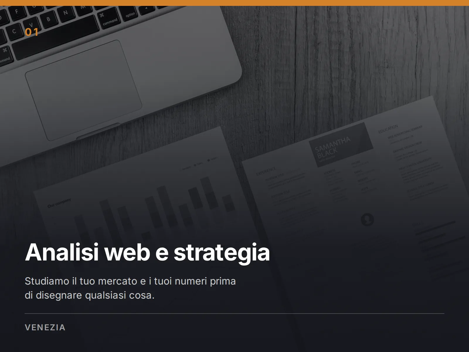 Analisi web Venezia: grafici e appunti di studio del mercato prima della progettazione del sito
