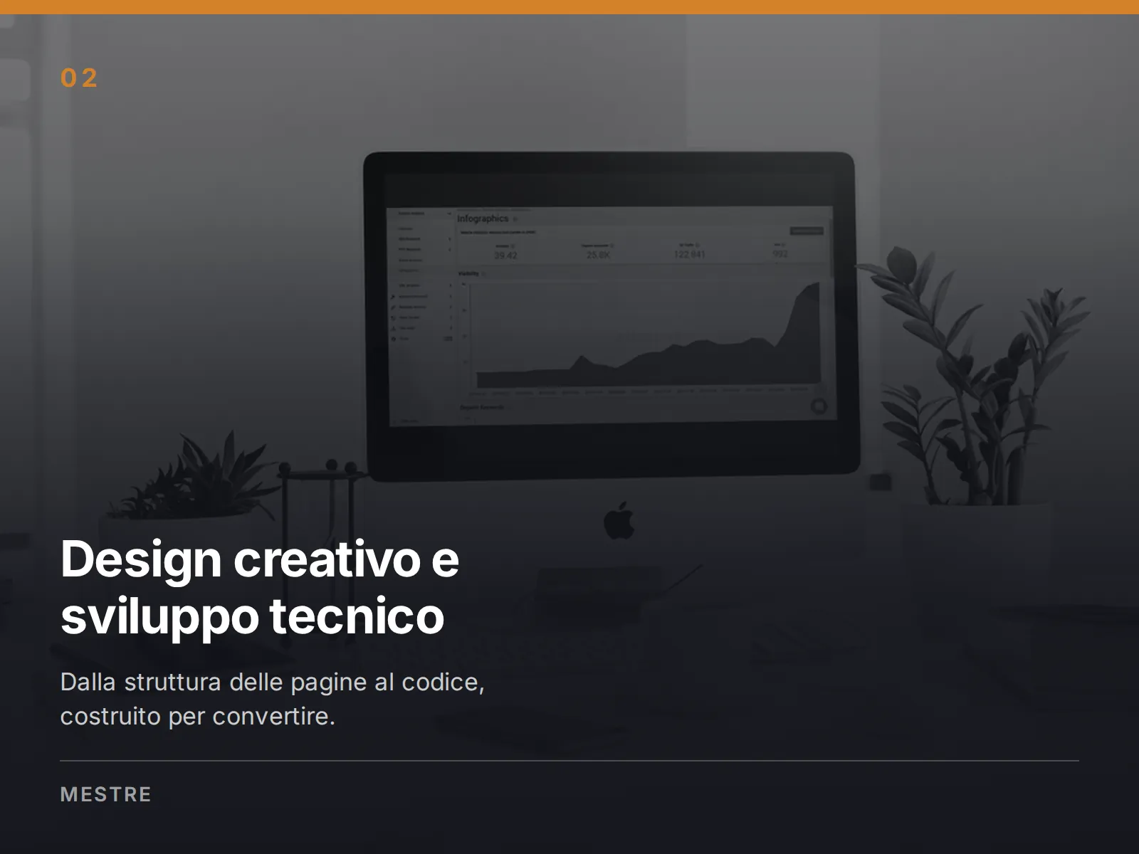 Design e sviluppo sito web Mestre: struttura delle pagine disegnata a mano prima dello sviluppo