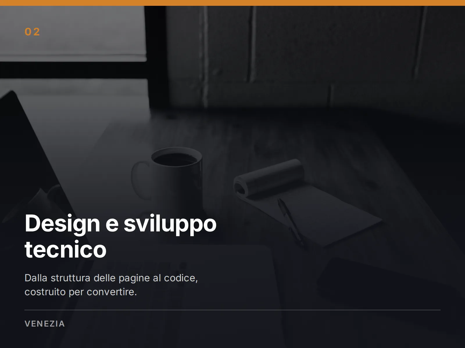 Design e sviluppo sito web Venezia: struttura delle pagine disegnata a mano prima dello sviluppo