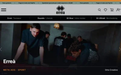 Erreà sceglie Orto Creativo per le sue campagne Meta