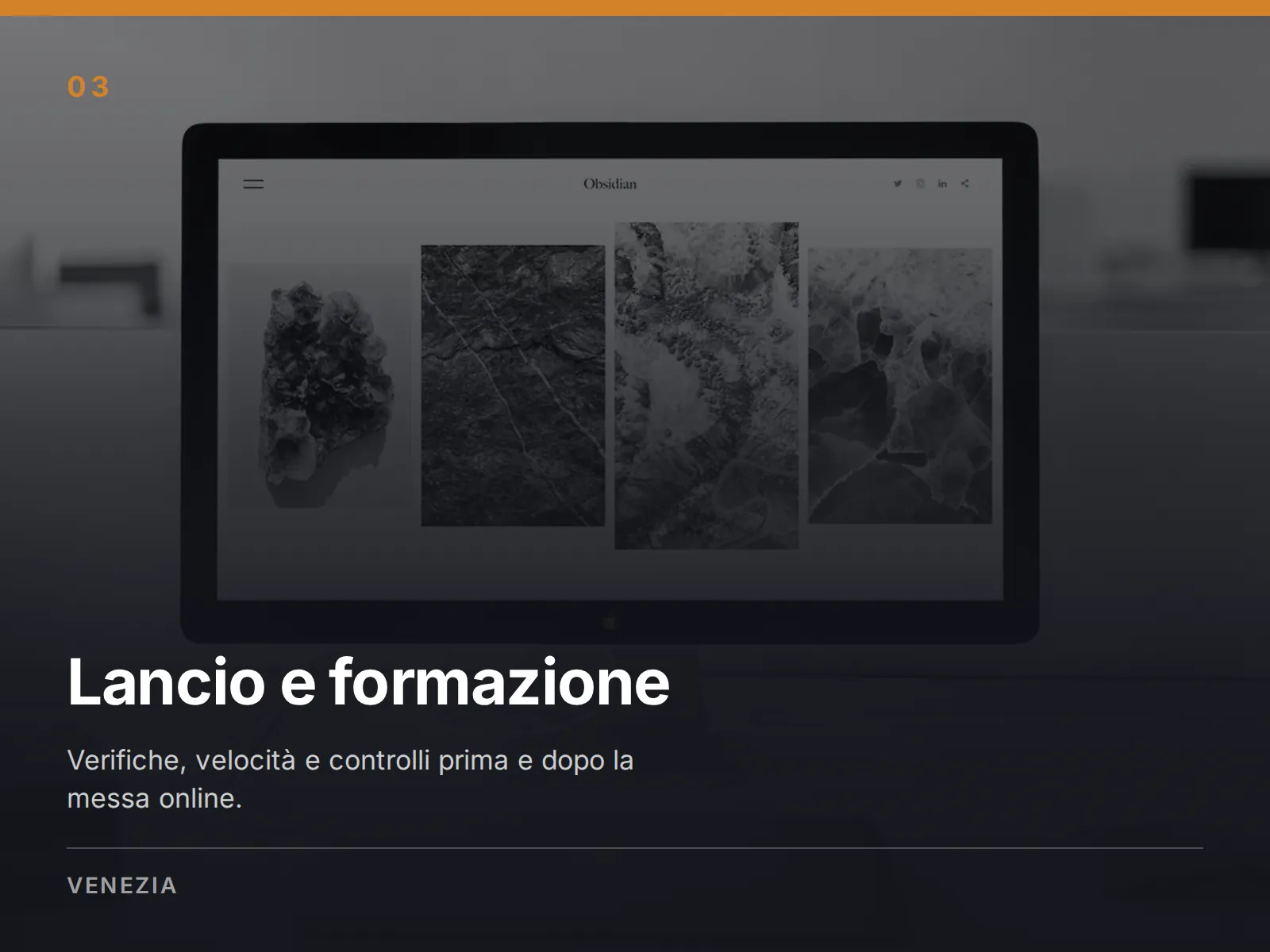 Messa online sito web Venezia: verifiche di performance su schermo prima della pubblicazione